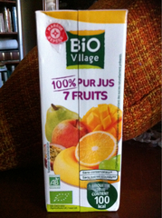 Pur jus multifruits Bio Village 6x20cl