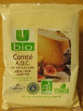 Comte AOC au lait cru U BIO, 32%MG 250 g