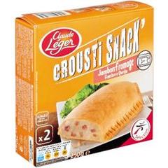 Claude Leger, Crousti Snack' - Croustillants jambon fromage, la boite de 2 - 250 g