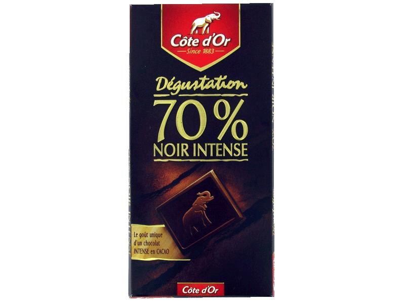 Côte d'or tablette de chocolat noir 70% 100g