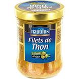 Filets de thon à l'huile d'olive NAUTILUS, 135g