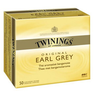 The Earl Grey, aromatise a la bergamote, la boite de 50 sachets de 100g