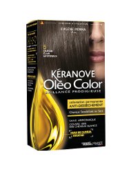 Kéranove Coloration 5 châtain mystérieux - Oleo Color le kit de 145 ml