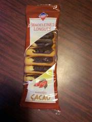 Madeleines longues marbrées cacao 250g