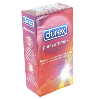 Préservatifs perlés et nervurés, Pleasuremax Durex