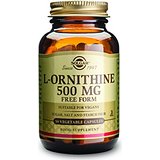 Solgar L-Ornithine 500 mg Vegetable Capsules, 50 V Caps 500 mg