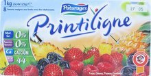 Printiligne - Yaourt maigre aux fruits avec edulcorants, les 8 pots de 125g