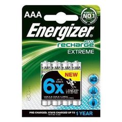 Piles rechargeables Accu Recharge Extreme AAA HR03 1,2V