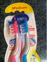 Labell, Brosse a dents medium , Global Protection, l'unite