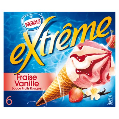 Extreme Fraise Vanille - Sauce Fruits Rouges