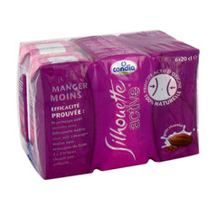 Candia silhouette Active chocolat 6x20cl