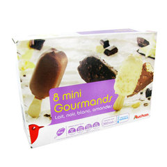 Auchan mini gourmands chocolat x8 -360 ml