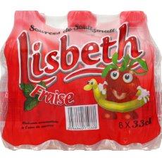 Lisbeth plate fraise 6x33cl