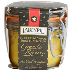 Foie gras de canard Labeyrie Entier bocal 180g