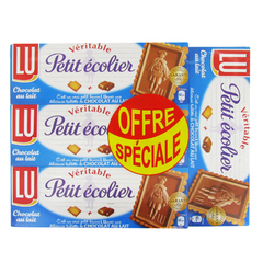 Biscuits Petit Ecolier Lu Chocolat au lait 4x150g