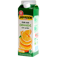 Pur jus d'orange Jafaden Avec pulpe 1l