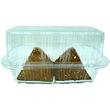 Pyramides au chocolat coeur croustillant, 2 pieces, 120g