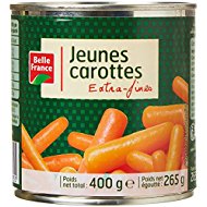 Belle France Jeunes Carottes Extra-Fines 400 g