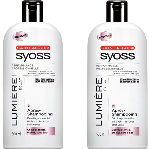 Saint Algue-Syoss, Lumiere Eclat - Apres-shampooing cheveux ternes, eteints, le flacon de 500 ml