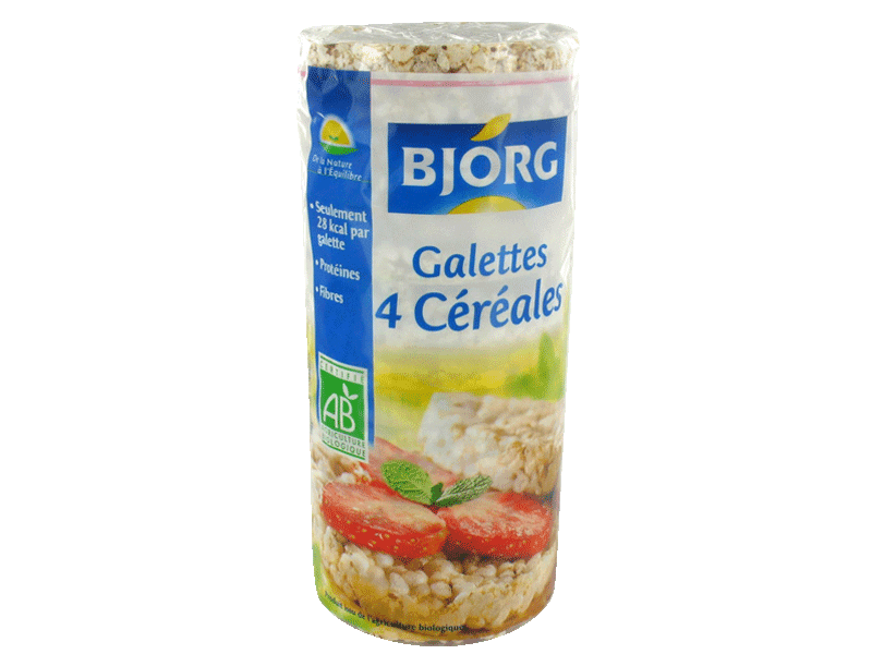Galettes 4 cereales agriculture bio