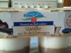 Yaourts brassés vanille sur lit châtaigne 2x150g 6.30€/kg