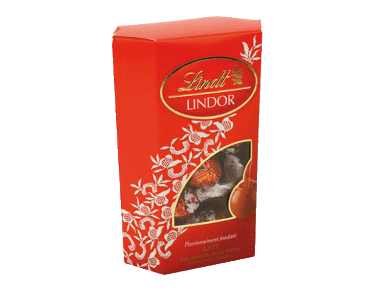 Chocolats Lindor Lindt Lait Cornet 200g
