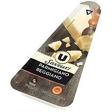 Parmigiano Regiano AOP au lait cru U LES SAVEURS, 28.4%MG, 200g