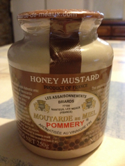 Moutarde Pommery au miel aromatisée au vinaigre fin