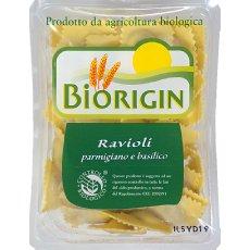 Ravioli bio au parmesan et basilic BIORIGIN, 250g