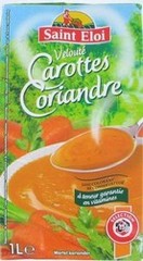 Veloute carottes coriandre, la brique de 1l