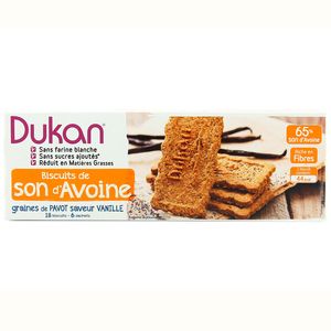 Biscuits de son d'avoine saveur pavot-vanille REGIME DUKAN, 225g