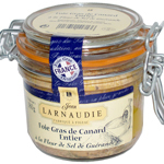 Larnaudie foie gras de canard au sel de Guerande 180g