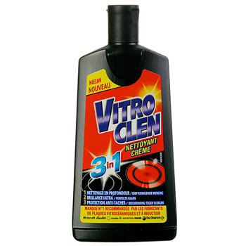 Vitroclen Nettoyant creme pour plaques vitroceramiques 200ml