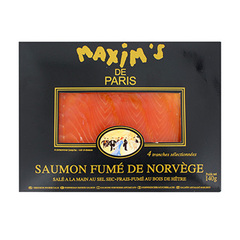 Saumon fume Maxims de Paris Norvege 4 tranches 140g
