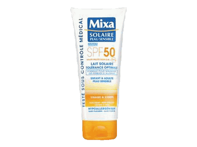 Crème solaire protectrice enfant IP50 + MIXA, tube de 100ml
