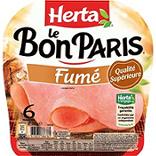 Le Bon Paris fumé HERTA, 6 tranches de 210g