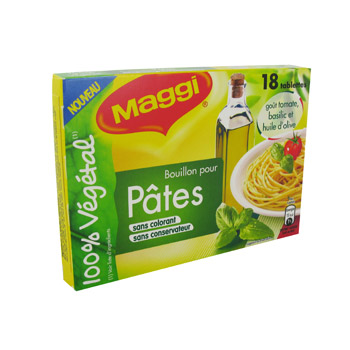 Bouillon pour pates MAGGI, 18 tablettes, 180g, 3l
