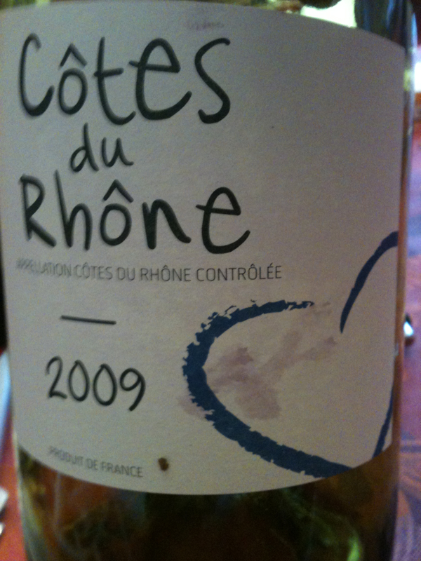Vin Côte du Rhone Rouge 12,5° Franprix 75cl