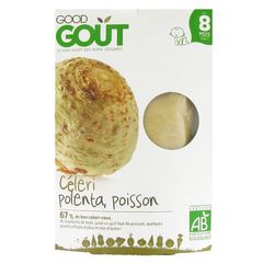 Good Gout bio celeri polenta et poisson 190g des 8mois