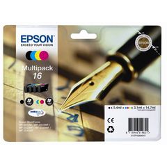 Epson, Cartouche d'encre stylo plume t16336 - multipack 4 cartouches, les cartouches