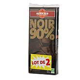 Tablette chocolat Alter Eco Noir 90%, Bio - 2x100g