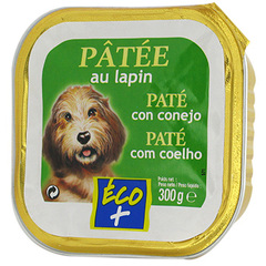 Patee chien Eco+ Lapin barquette 300g