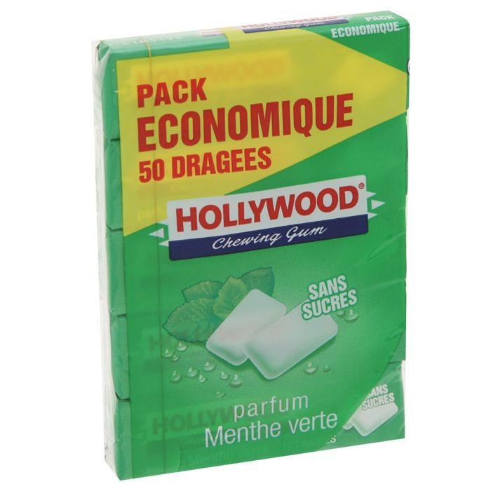 Hollywoood Pack economique menthe verte x5