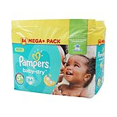 Couches Pampers Baby Dry T5 + Méga x84