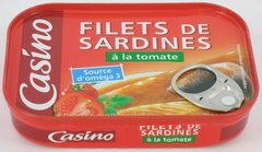 Filets de sardines a la tomate