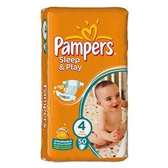 Pampers – Sleep & Play 4 maxi couches – lot de 50