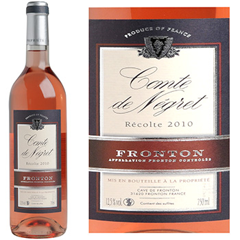 Vin rose Fronton Comte de Negret 75cl