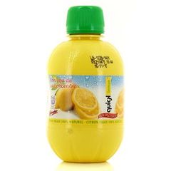 Jus de citron frais - 100 % naturel