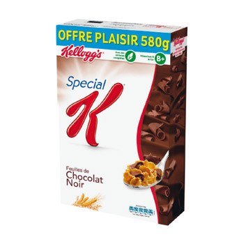 Kellogg's spécial k chocolat noir 580g