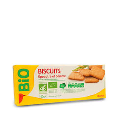 Auchan Bio biscuits epeautre et sesame 150g